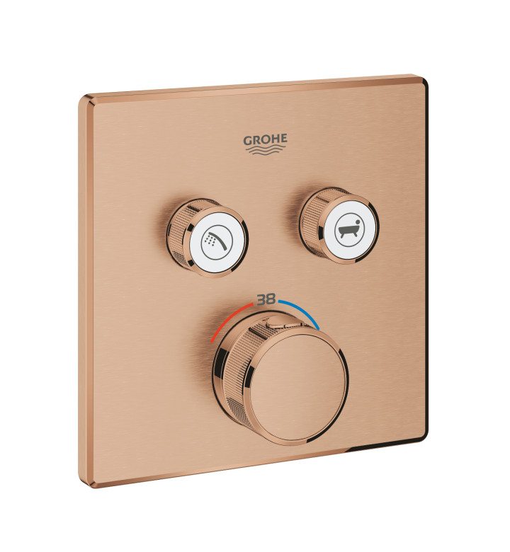 GROHTHERM SMARTCONTROL, ТЕРМОСТАТЕН СМЕСИТЕЛ ЗА ВГРАЖДАНЕ ЗА ВАНА/ДУШ 29124DL0