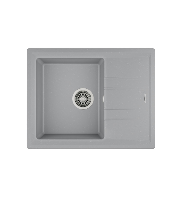 ГРАНИТНА МИВКА TEKA STONE 45 S-TG СИВ МЕТАЛИК, ОБРЪЩАЕМА, ЗА ШКАФ 45 CM, TEGRANITE+ 115330042