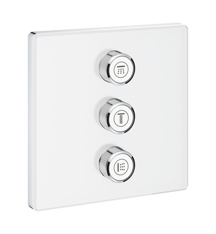 GROHTHERM SMART CONTROL, ТРОЕН ВЕНТИЛ ЗА ВГРАЖДАНЕ С 3 ИЗВОДА ЗА 35600, ВЪНШНА ЧАСТ 28158LS0