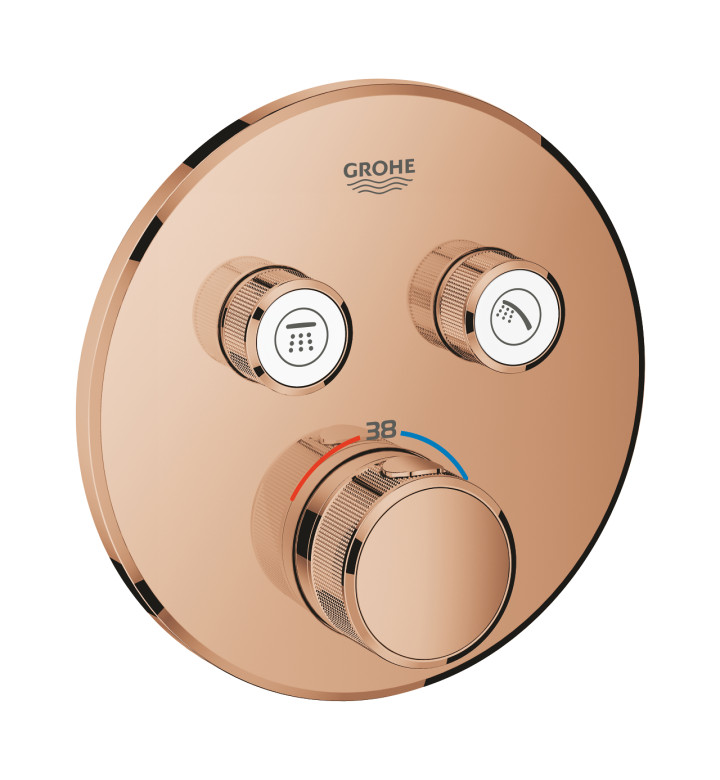 ТЕРМОСТАТЕН СМЕСИТЕЛ ЗА ВГРАЖДАНЕ С 2 ИЗВОДА GROHTHERM SMARTCONTROL 29119DA0
