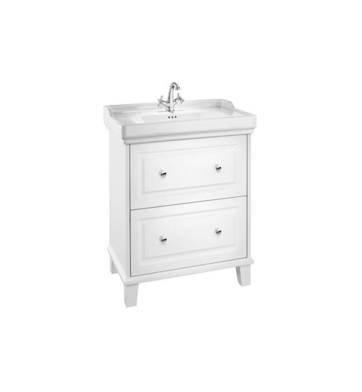 ШКАФ CARMEN UNIK 800MM, 2 ЧЕКМЕДЖЕТА, SATIN WHITE A851369415