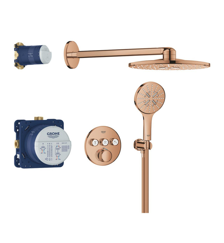 GROHTHERM SMARTCONTROL, ДУШ СИСТЕМА С 3 ИЗВОДА 34863DA0