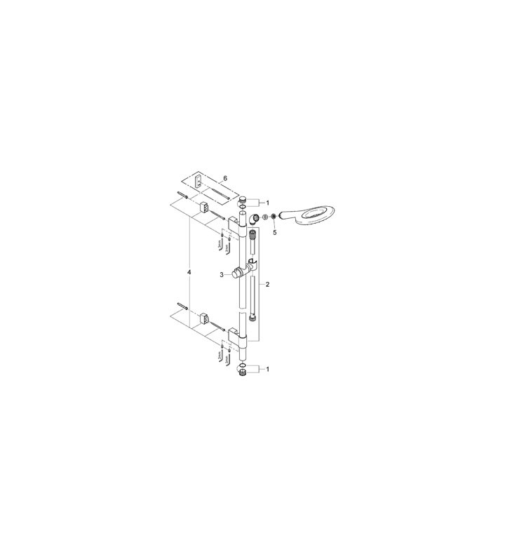 ДУШ СИСТЕМА RAINSHOWER ICON 150 С 2 СТРУИ 27402001