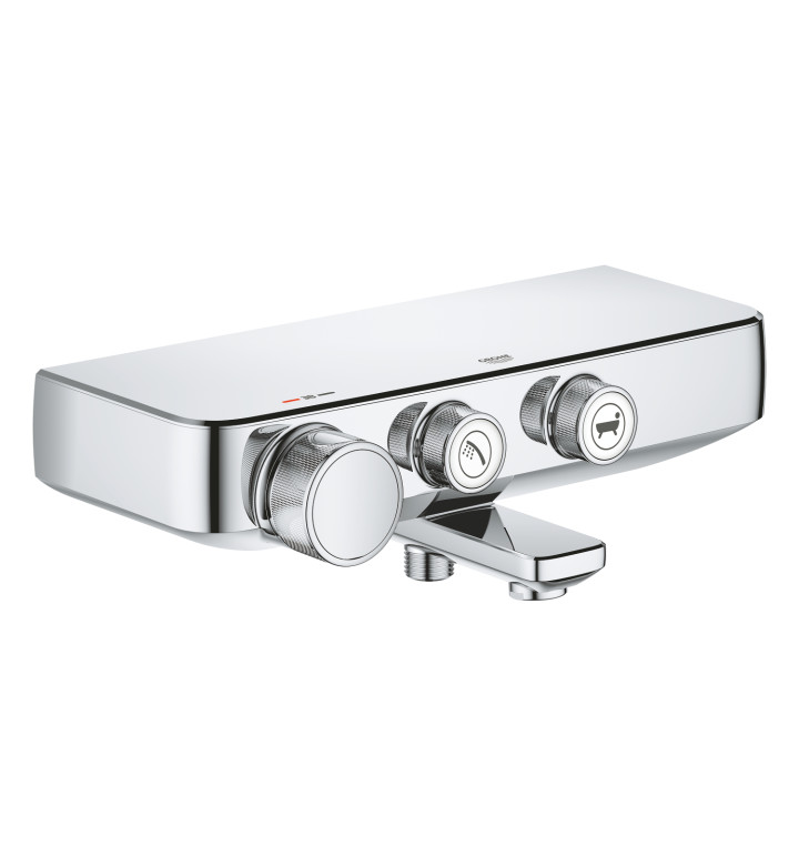 СМЕСИТЕЛ С ТЕРМОСТАТ ЗА ДУШ / ВАНА, СТЕНЕН GROHTHERM SMARTCONTROL 34718000