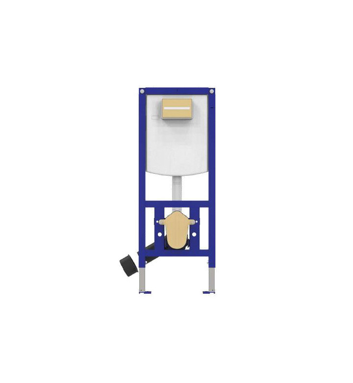 КОМПЛЕКТ ЗА WC, DUPLO NEO 4 В 1, THE GAP SQUARE RIMLESS + БУТОН ПО ИЗБОР, A890030020 + A34647L000 + A80147200B