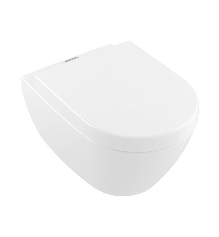 ТОАЛЕТНА ЧИНИЯ SUBWAY 2,0, WASHDOWN 370 Х 560 Х 365 MM, VIFRESH ANTIBAC CERAMIC PLUS, ALPIN WHITE 5614A1T2