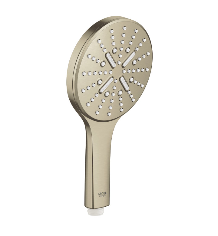 RAINSHOWER SMARTACTIVE 130 ДУШ РЪЧЕН, С 3 МОДЕЛА НА СТРУЯТА, МАТ-НИКЕЛ 26574EN0