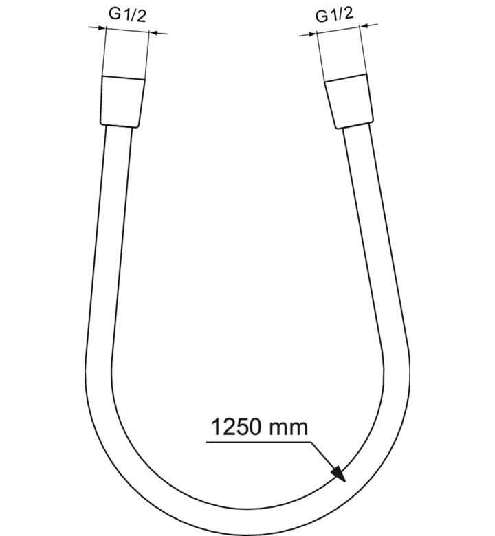 ШЛАУХ 1,25 M, IDEALFLEX BE125AA