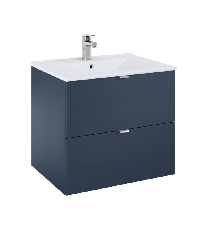 ДОЛЕН ШКАФ ELEGANT PLUS С 2 ЧЕКМЕДЖЕТА И УМИВАЛНИК 600 MM, ЦВЯТ НОЩНО НЕБЕ A852018538