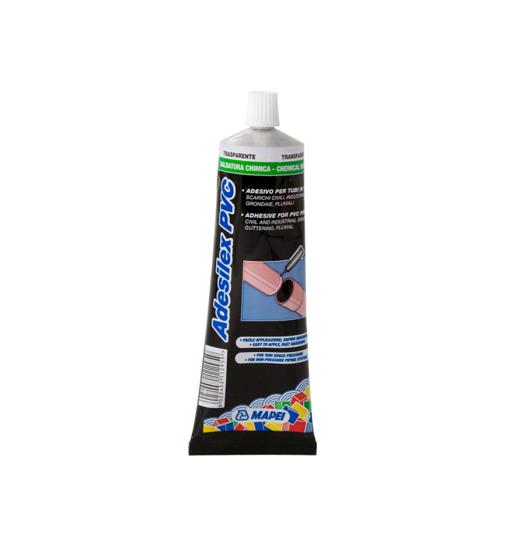 ЛЕПИЛО ЗА ПЛАСТМАСА ADESILEX ЗА PVC ТРЪБИ С НИСКО НАЛЯГАНЕ - 125 G