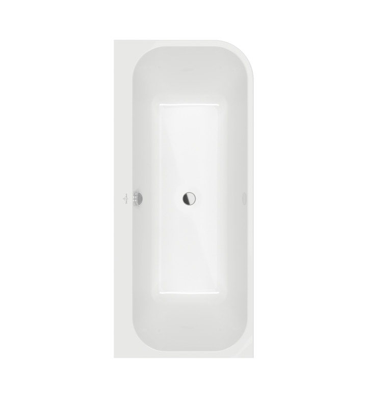ВАНА ARCHITECTURA, ЗА МОНТАЖ ДО СТЕНА (ЛЯВ ЪГЪЛ) 1700 X 750 MM UBA170ARE9CL00V-01
