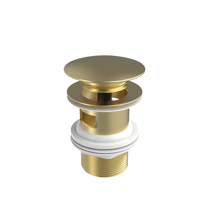 КЛИК КЛАК СИФОН, КЕРАМИЧЕН, BRUSHED BRASS, A5054015VA