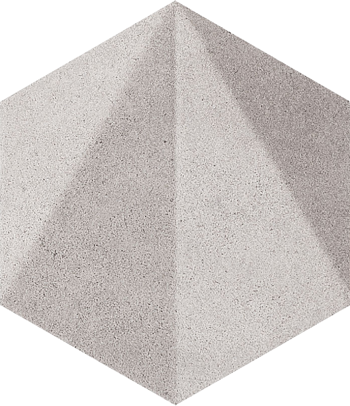 Декор Free Space HEX Grey STR 11x12,5