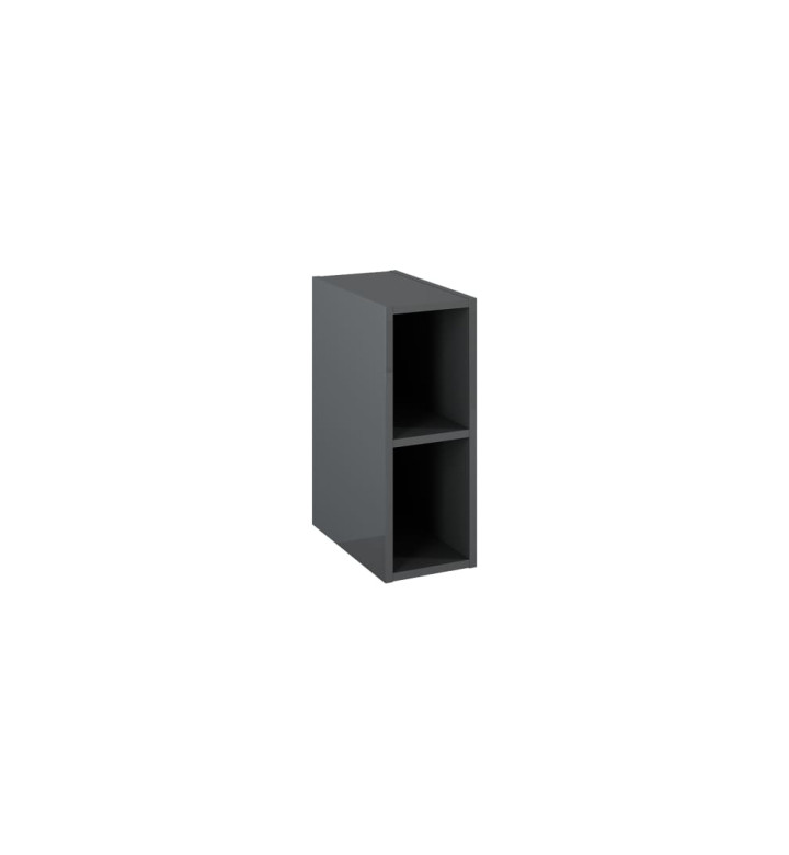 СТРАНИЧЕН МОДУЛ С ОТВОРЕН РАФТ KWADRO PLUS, 200X386X530 MM, АНТРАЦИТНО СИВО A857975153