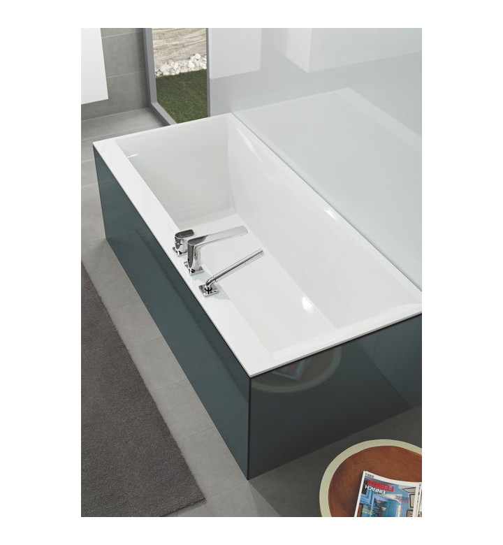 ВАНА SQUARO EDGE 12, ПРАВОЪГЪЛНА, АЛПИН БЯЛА, 1700 X 750 X 475 MM UBQ170SQE2DV-01