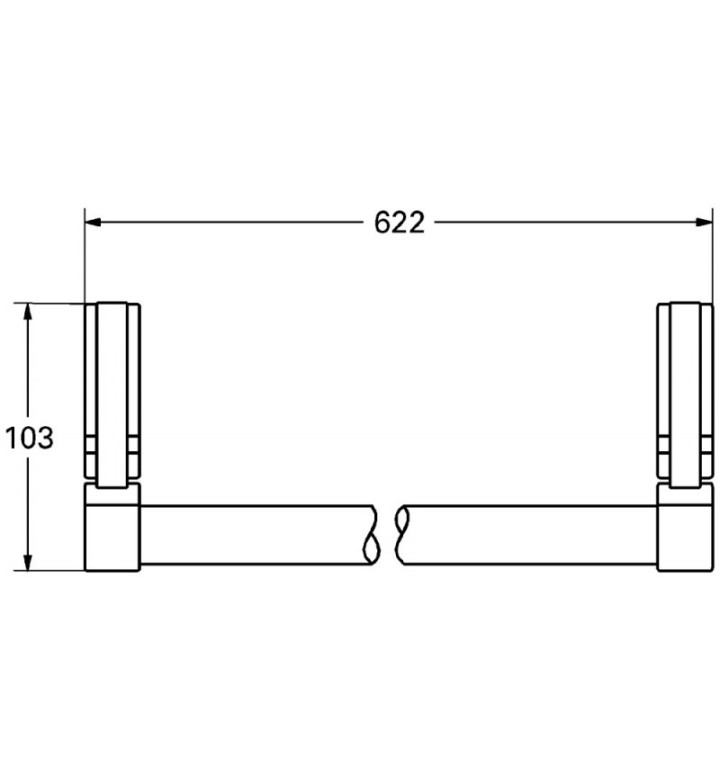 ЗАКАЧАЛКА ЗА ХАВЛИИ SENTOSA 622 MM