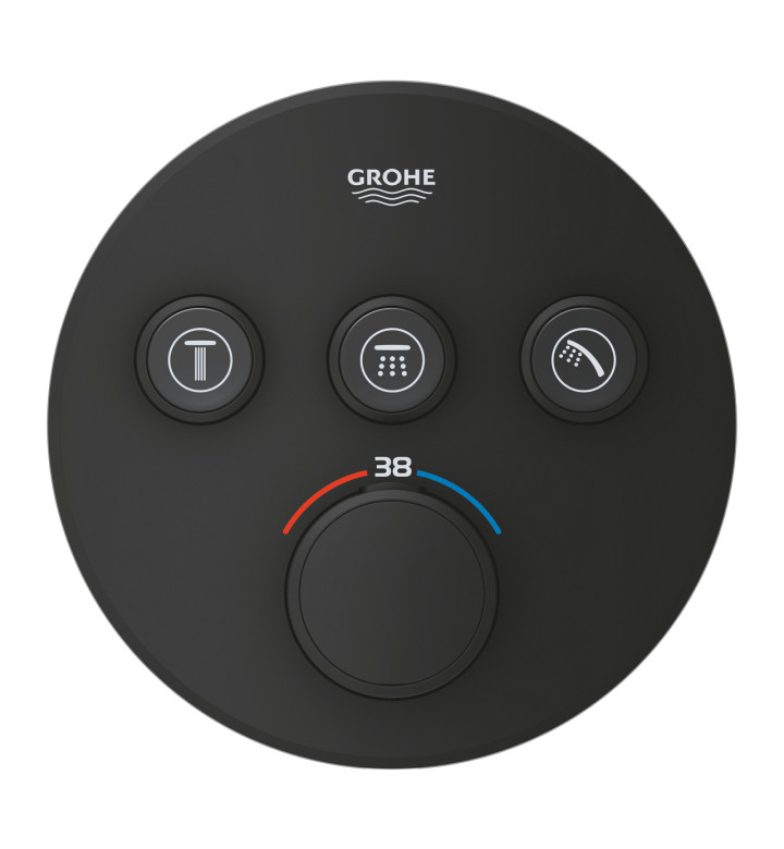 СМЕСИТЕЛ ТЕРМОСТАТЕН С ТРИ ИЗХОДА, GROHTHERM SMARCONTROL 29508KF0