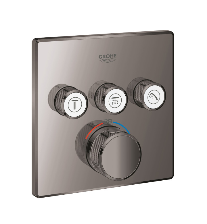 СМЕСИТЕЛ ЗА ВГРАЖДАНЕ С ТЕРМОСТАТ, С 3 ИЗВОДА, GROHTHERM SMART CONTROL 29126A00