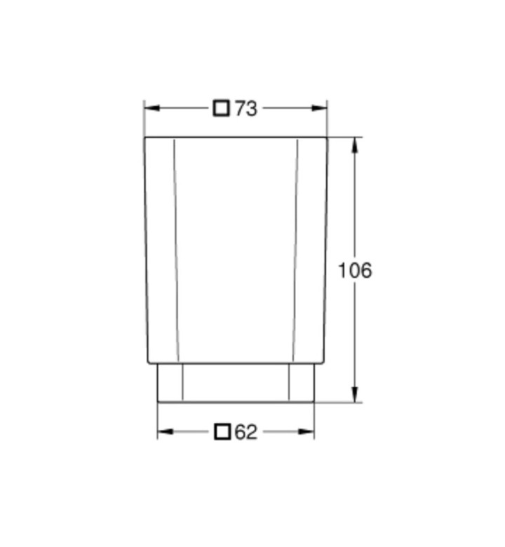ЧАША ЗА БАНЯ SELECTION CUBE