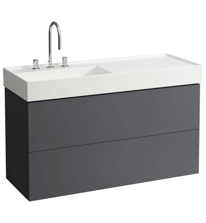 ШКАФ С 2 ЧЕКМЕДЖЕТА KARTELL, 1200MM, ТЪМНО СИВ H4076480336421