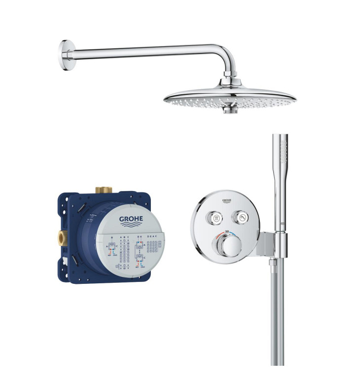 ДУШ СИСТЕМА GROHTHERM SMARTCONTROL С 2 ИЗВОДА С EUPHORIA 260 34867000