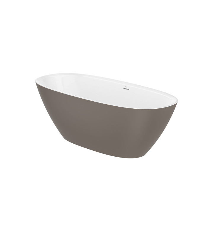 СВОБОДНОСТОЯЩА ВАНА ARIANE COFFEE / WHITE ОТ STONEX®, ВКЛЮЧВА CLICK-CLACK КЛАПА И СИФОН, 1800 X 800 X 750 MM A2486690C0