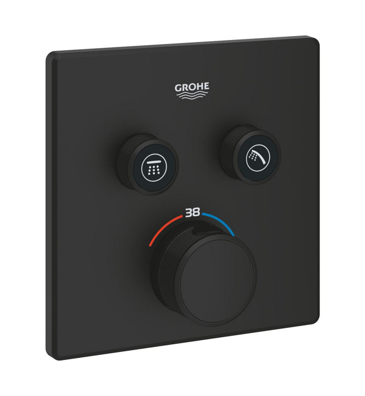 ТЕРМОСТАТ ЗА ВГРАЖДАНЕ GROHTHERM SMARTCONTROL С 2 ИЗХОДА, БЕЗ ТЯЛО 102166KF00