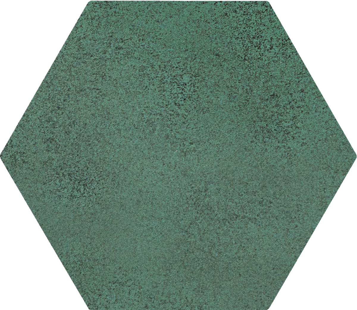 Фаянс Burano Hex Green 12,5x11