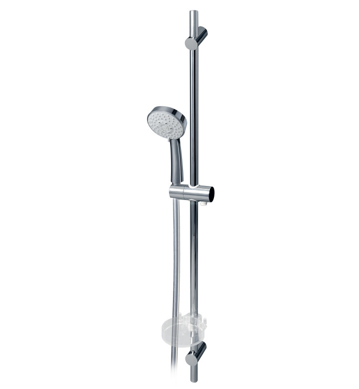 КОМПЛЕКТ SEVAJET L3 - ТРЪБНО ОКАЧВАНЕ 90CM, РЪЧЕН ДУШ, ШЛАУХ 1,5M И САПУНИЕРА B9372AA