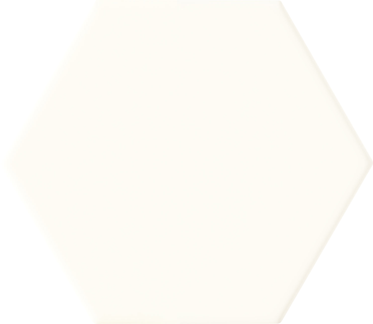 Фаянс Burano Hex White 12,5x11