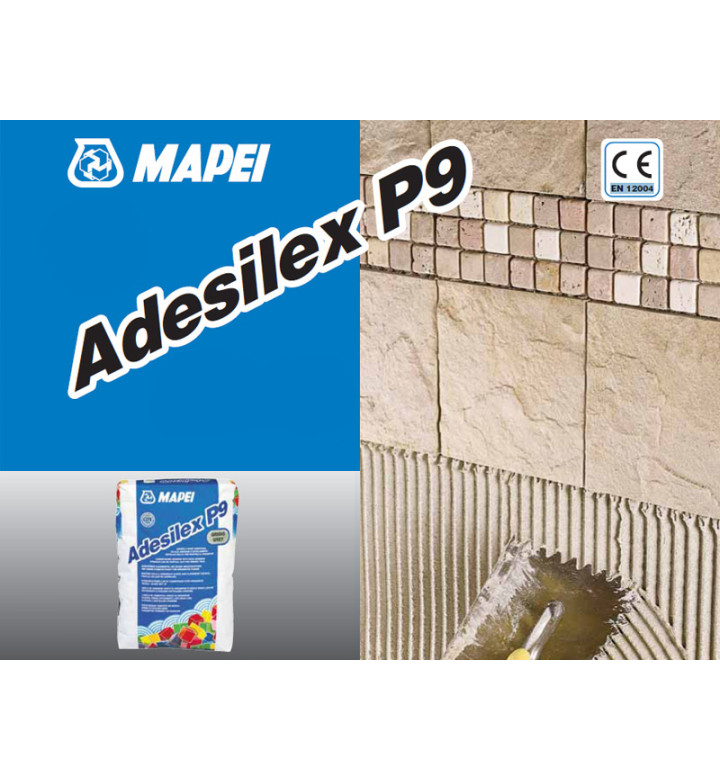 ЛЕПИЛО ЗА КЕРАМИЧНИ ПЛОЧКИ ADESILEX P9, GREY / СИВО - 25 KG