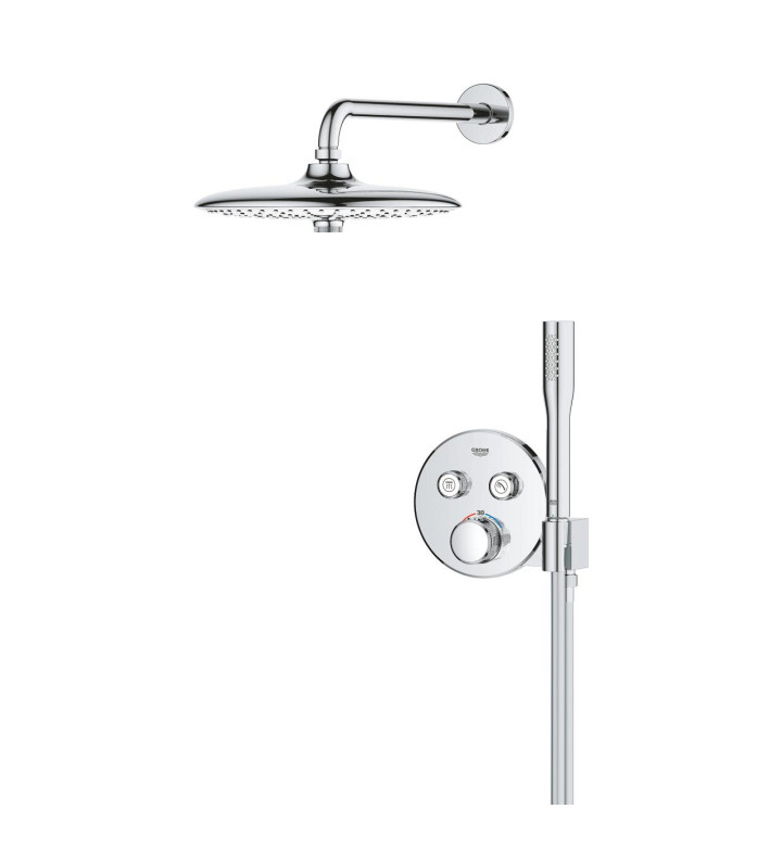 ДУШ СИСТЕМА GROHTHERM SMARTCONTROL С 2 ИЗВОДА С EUPHORIA 260 34867000