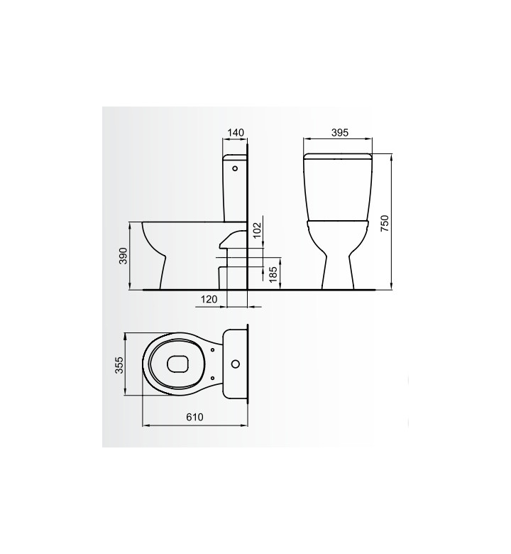 МОНОБЛОК MIRA COMPACT СЪС СТРАНИЧНО ЗАХРАНВАНЕ WQ8F639C0001711