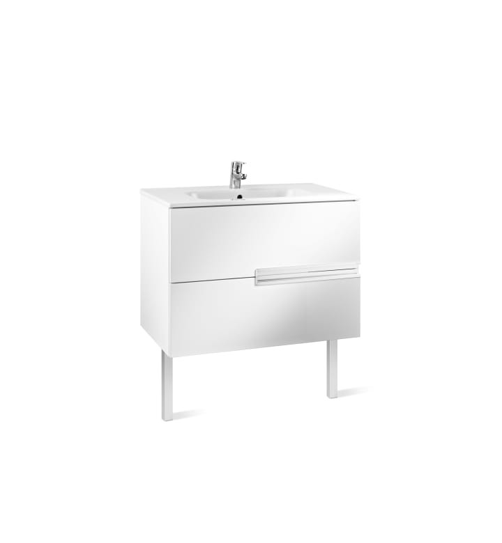 ШКАФ UNIK VICTORIA-N, 800MM, БЯЛ С 2ЧЕКМЕДЖЕТА /A856670806+A32799C00/ A855832806