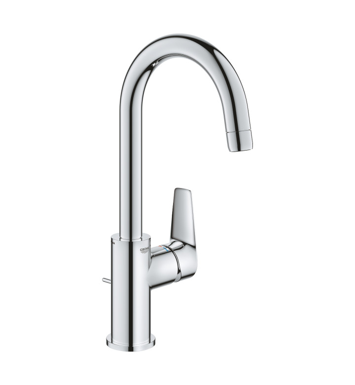 BAUEDGE СМЕСИТЕЛ ЗА УМИВАЛНИК 1/2'', ЕДНОРЪКОХВАТКОВ, L-РАЗМЕР 23760001