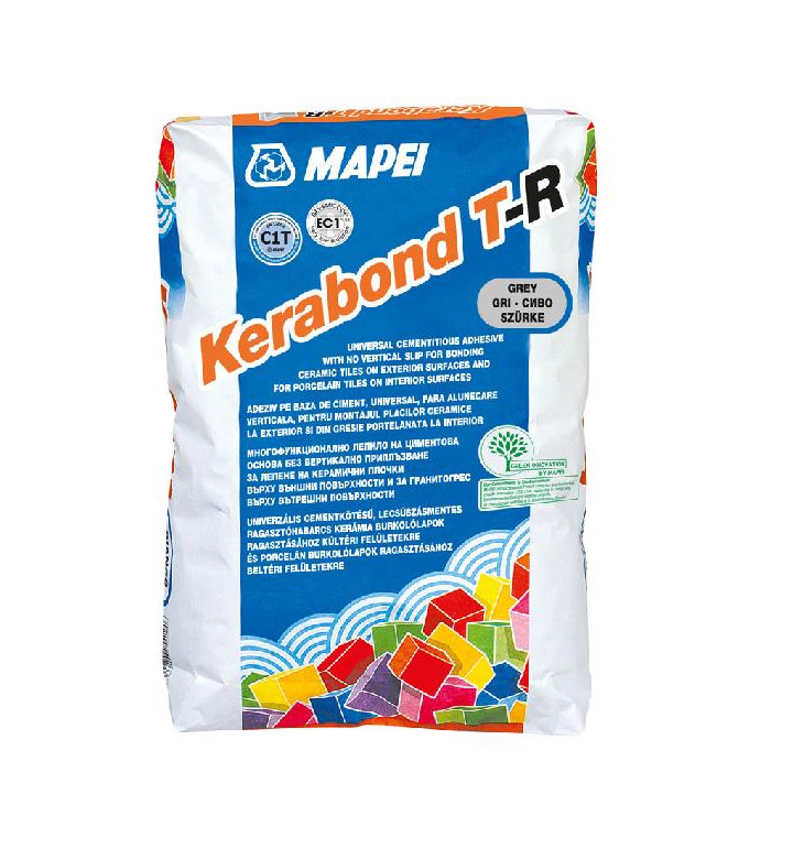 ЛЕПИЛО ЗА КЕРАМИЧНИ ПЛОЧКИ KERABOND T-R НА ЦИМЕНТОВА ОСНОВА, WHITE/БЯЛО - 25 KG