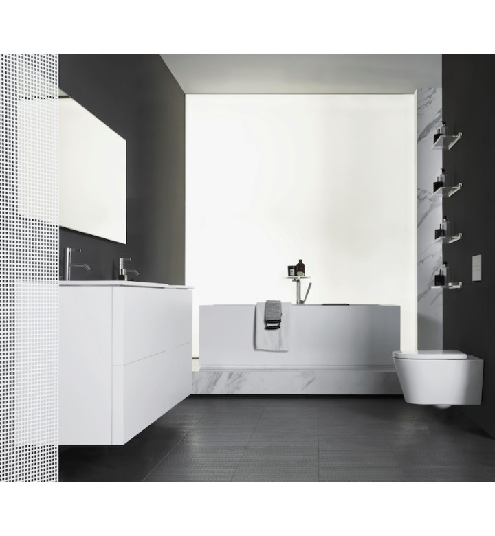СТЕННА ТОАЛЕТНА ЧИНИЯ KARTELL RIML, ПОРЦЕЛАН, БЯЛ 8,2033,6,020,000,1