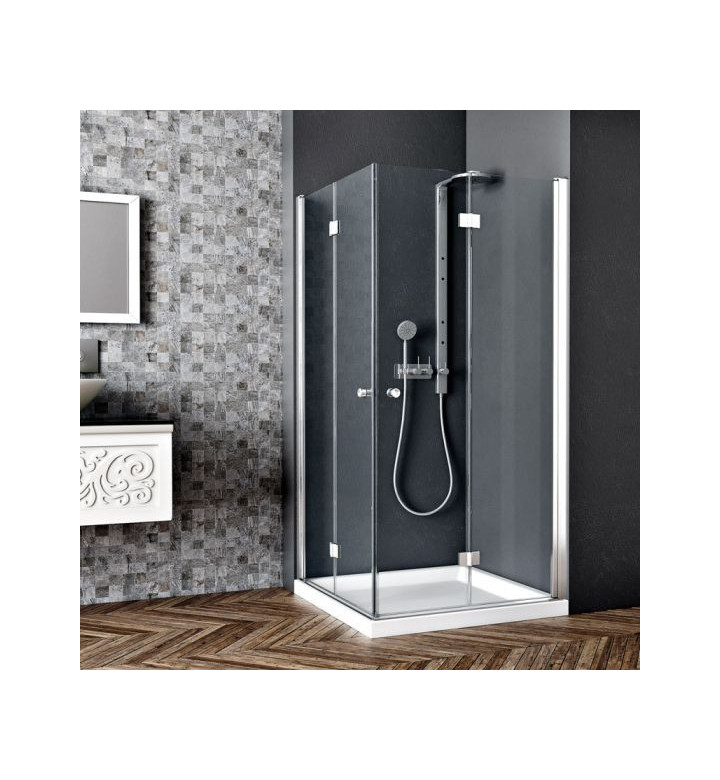 ДУШ ПАРАВАН 900 X 2000 MM, CLEAR NANO, 6 MM, ХРОМ 5206836659190
