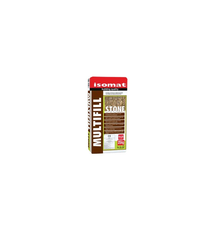 MULTIFILL STONE, MAROON, №20, 1-5 MM, 25 KG, СМЕС ЗА ЗИДАНЕ И ФУГИРАНЕ НА КАМЪНИ