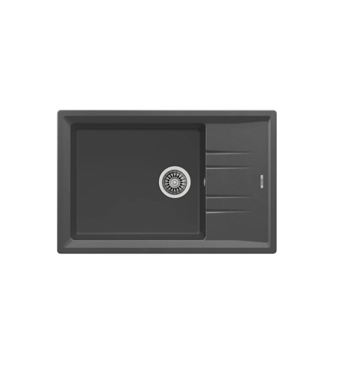ГРАНИТЕН УМИВАЛНИК ТЕКА, STONE 60 S-TG 1B, ТЪМНО СИВ 115330034