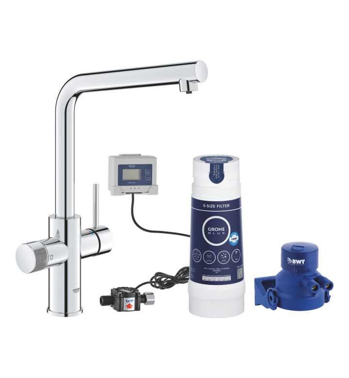 BLUE PURE MINTA СМЕСИТЕЛ ЗА КУХНЕНСКИ УМИВАЛНИК, С ФИЛТЪР 30589000