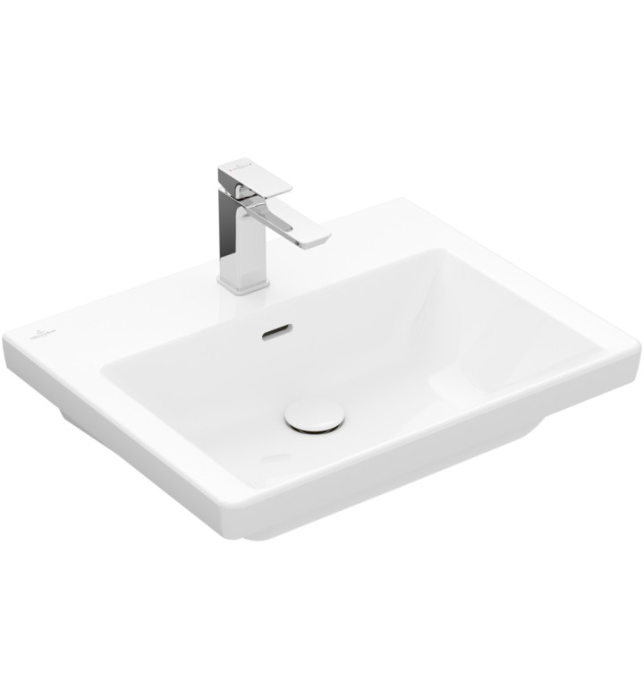 УМИВАЛНИК SUBWAY 3,0, 650 Х 475 Х 165 MM, С ПРЕЛИВНИК, CERAMIC PLUS A47065R1