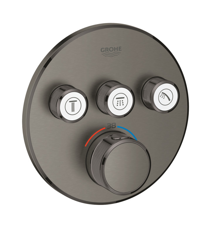 ТЕРМОСТАТЕН СМЕСИТЕЛ GROHTHERM SMARTCONTROL С 3 ИЗВОДА, ЗА 35600 29121AL0