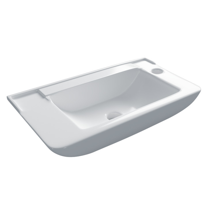 УМИВАЛНИК ULYSSE ПОРЦЕЛАНОВ ЗА СТЕНА - БЯЛ W449401