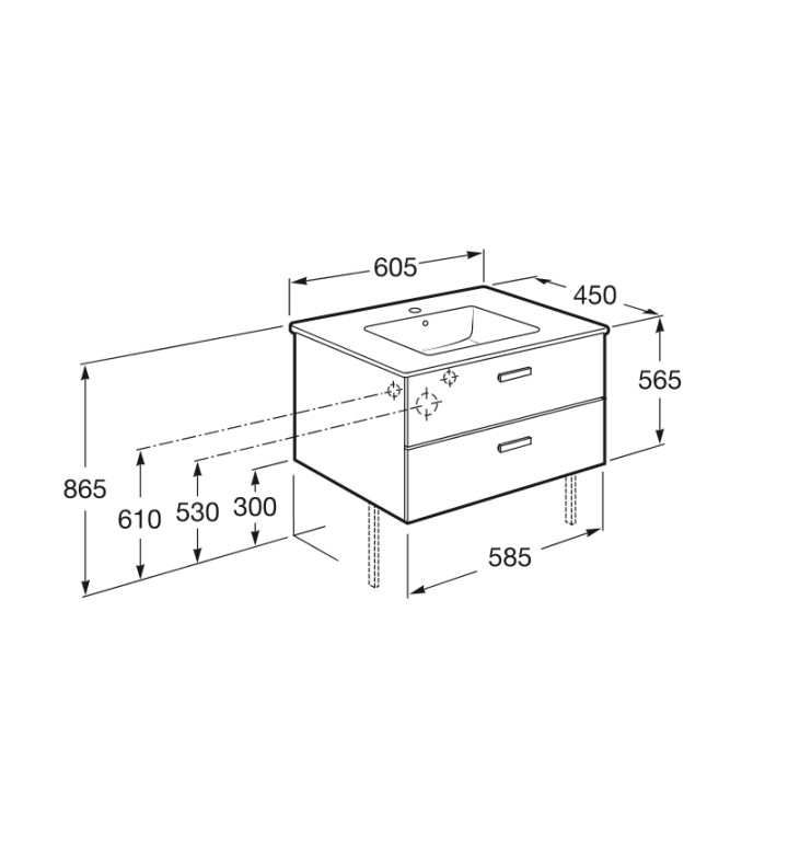 ШКАФ VICTORIA BASIC UNIK - БЯЛ A855854806