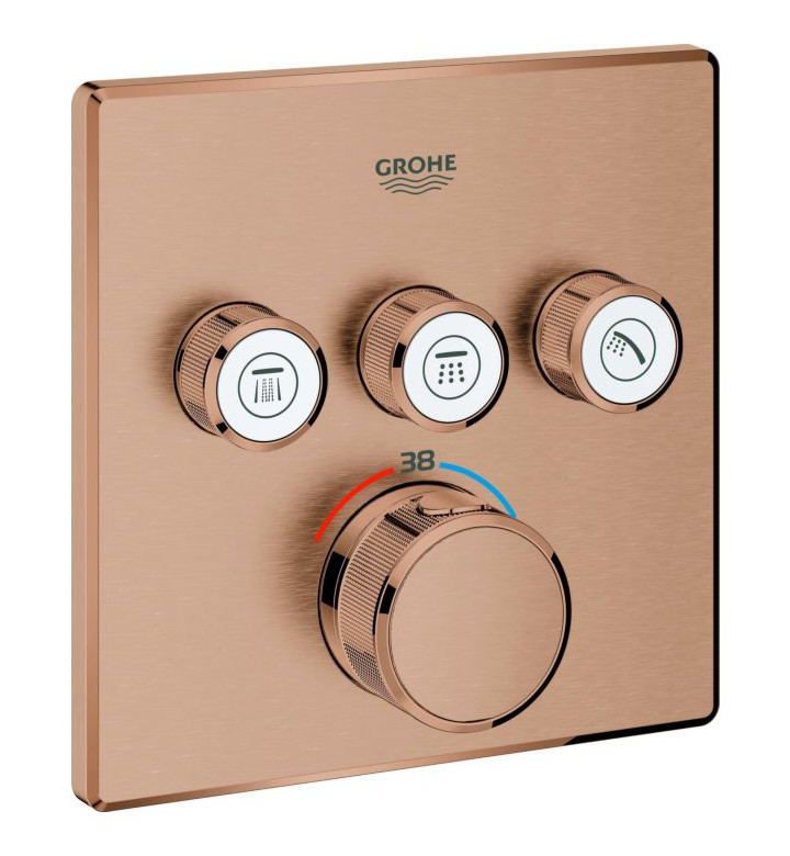 СМЕСИТЕЛ С ТЕРМОСТАТ ЗА 3 ИЗВОДА, GROHTHERM SMARTCONTROL 29126DL0