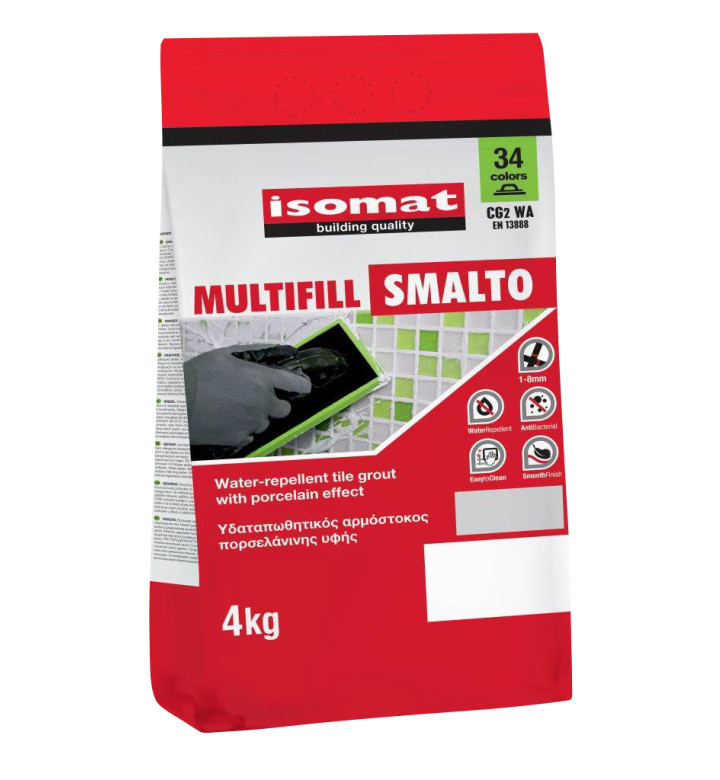 MULTIFILL SMALTO DARK GREY №10 ФУГА 1-8 MM, 4 KG