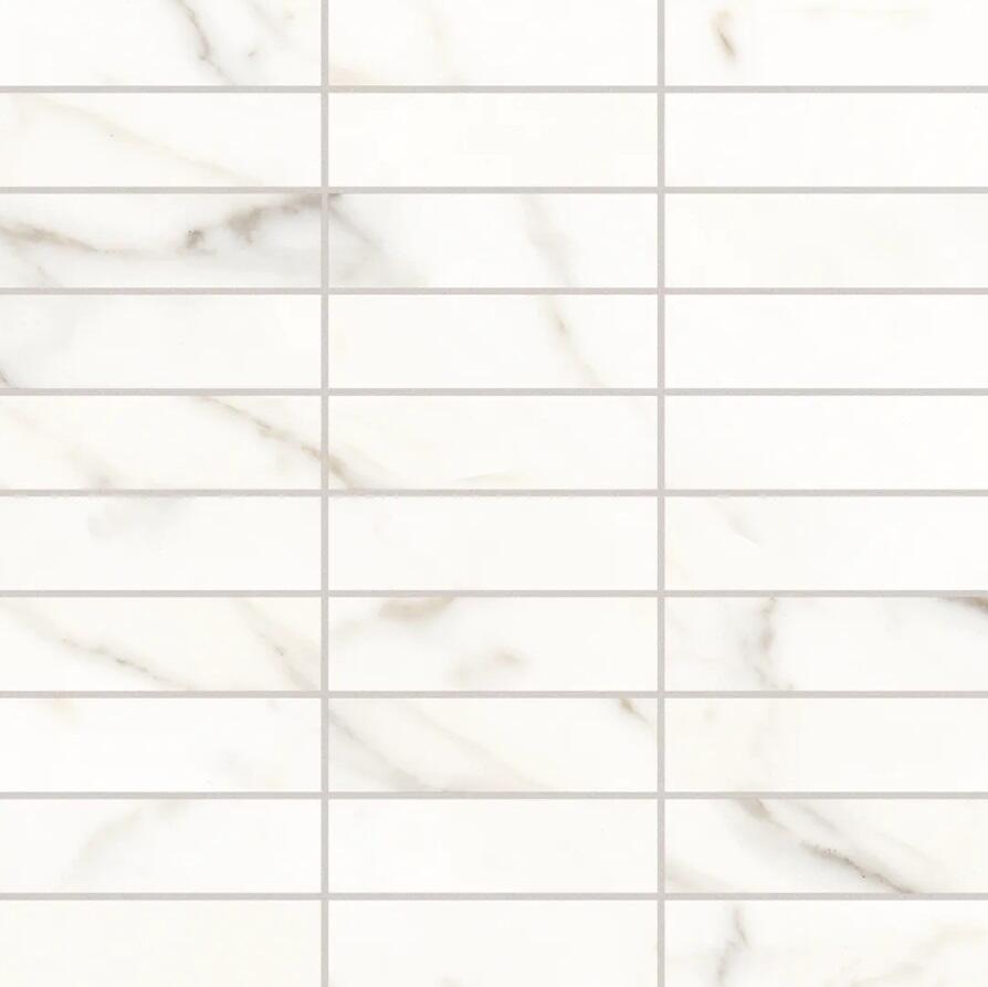Гранитогрес VERSILIA BORGHINI WHITE MOSAICO LISTELLI SAT 30x30