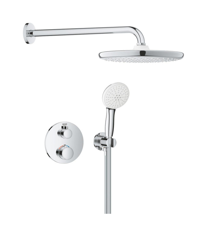 GROHTHERM TEMPESTA 250, ДУШ СИСТЕМА С 2 ИЗВОДА 1039960000