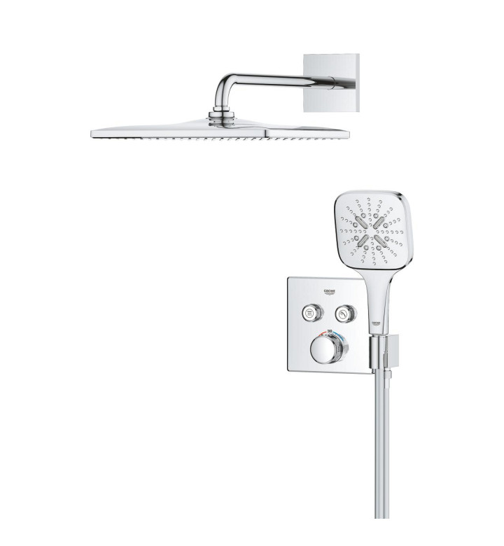 ДУШ СИСТЕМА С 2 ИЗВОДА GROHTHERM SMARTCONTROL CUBE 34865000
